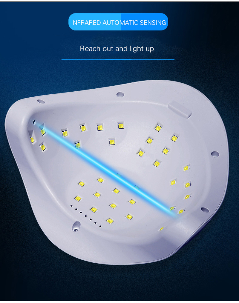 Nail Dryer Nails Lamp UV or Curing All Gel Nails Polish With Motion Sensing Manicure Pedicure Salon Beauty Tool Wholesale