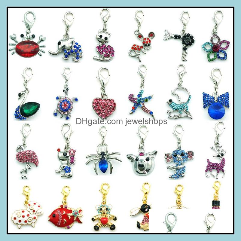 Mix Sale Fashion Charms Dangle Twenty-Four Different Rhinestone Pattern Lobster Clasp Diy Pendants Jewelry Accessories Drop Delivery 2021 Fi
Mix Sale Fashion Charms Dangle Twenty-Four Different Rhinestone Pattern Lobster Clasp Diy Pendants Jewelry Accessories Drop Delivery 2021 Fi
