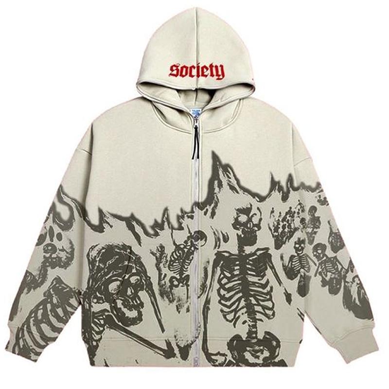 Men' Hoodies & Sweatshirts Emo Men Streetwear Vintage Skull Hoodie Zip Up Grunge Oversized Sweatshirt Gothic Tops Harajuku Alt Jackets Clot
Men' Hoodies & Sweatshirts Emo Men Streetwear Vintage Skull Hoodie Zip Up Grunge Oversized Sweatshirt Gothic Tops Harajuku Alt Jackets Clot