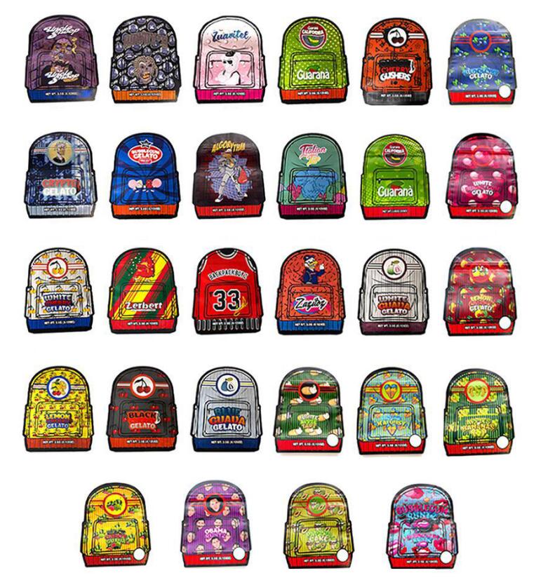 Irregular Unique shape Mylar Bag 3.5g backpack boyz italian cherry gelato zerbert gas house jungle boys gorilla white runty sushi Special shaped bags
Irregular Unique shape Mylar Bag 3.5g backpack boyz italian cherry gelato zerbert gas house jungle boys gorilla white runty sushi Special shaped bags