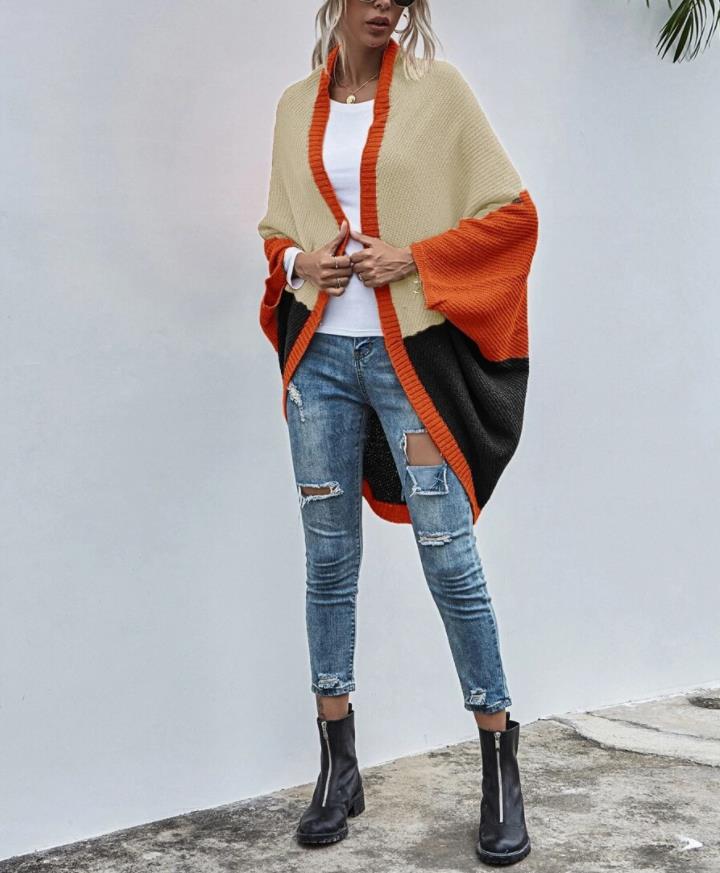 Cardigan Sweaters Womens Oversized Open Front Batwing Knit Long Outwear Slouchy Wrap Tops S M L XL