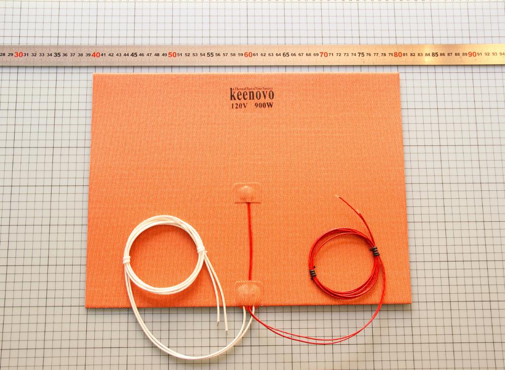 Carpets 30X40cm 900W KEENOVO Silicone Heater Large Format 3D Printer HeatedBed Build Plate Heating, 120v
Carpets 30X40cm 900W KEENOVO Silicone Heater Large Format 3D Printer HeatedBed Build Plate Heating, 120v
