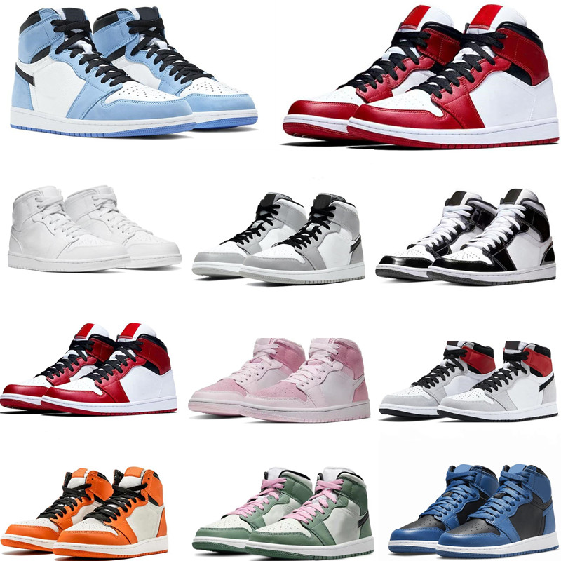 Basketball Shoes Mens Womens 1 1s Jumpman Electro Orange Mocha Hyper Royal Smoke Grey Court Purple Obsidian University Signal Blue Pollen Pine Green Sneakers 35-45, Foam
Basketball Shoes Mens Womens 1 1s Jumpman Electro Orange Mocha Hyper Royal Smoke Grey Court Purple Obsidian University Signal Blue Pollen Pine Green Sneakers 35-45, Foam