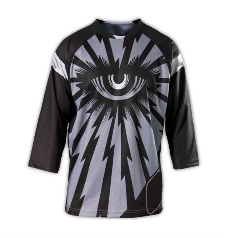 Summer motorcycle downhill Men's long-sleeved quick-drying T-shirt Mountain bike riding suit Racing off-road shirt plus size can be customized