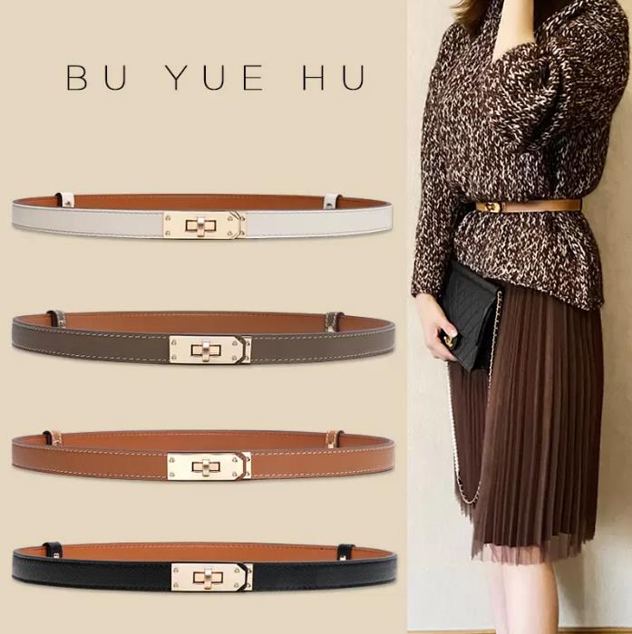 H family Classical Belts for Women Designer leather Smooth Buckle 2 Color matching sweater skirt dress waist decoration Kelly suit321e, Black
H family Classical Belts for Women Designer leather Smooth Buckle 2 Color matching sweater skirt dress waist decoration Kelly suit321e, Black
