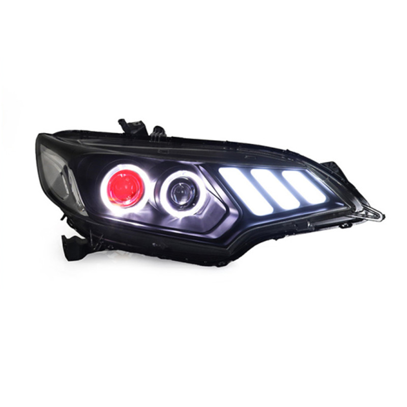 LED Headlight bulbs For Honda Jazz Fit Xenon Headlights 20 14-20 20 Car LED Turn Signal High Beam Angel Eye Daytime Running Lights