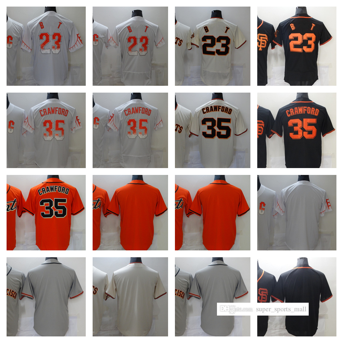 35 Brandon Crawford Baseball Jersey 23 Kris 2022 New Jerseys Men Women Youth Size S--XXXL, As picture
35 Brandon Crawford Baseball Jersey 23 Kris 2022 New Jerseys Men Women Youth Size S--XXXL, As picture