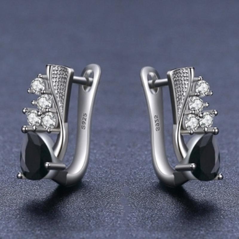 Hoop & Huggie Black Awn Earrings For Women Classic 925 Sterling Silver Trendy Spinel Engagement Fine Jewelry I219Hoop
Hoop & Huggie Black Awn Earrings For Women Classic 925 Sterling Silver Trendy Spinel Engagement Fine Jewelry I219Hoop