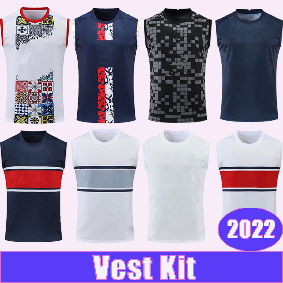 2022 MBAPPE Training Wear Sleeveless Kit Soccer Jerseys DI MARIA KIMPEMBE SERGIO RAMOS VERRATTI DRAXLER ICARDI Vest Football Shirt, 418g4221 2022 shorts
2022 MBAPPE Training Wear Sleeveless Kit Soccer Jerseys DI MARIA KIMPEMBE SERGIO RAMOS VERRATTI DRAXLER ICARDI Vest Football Shirt, 418g4221 2022 shorts