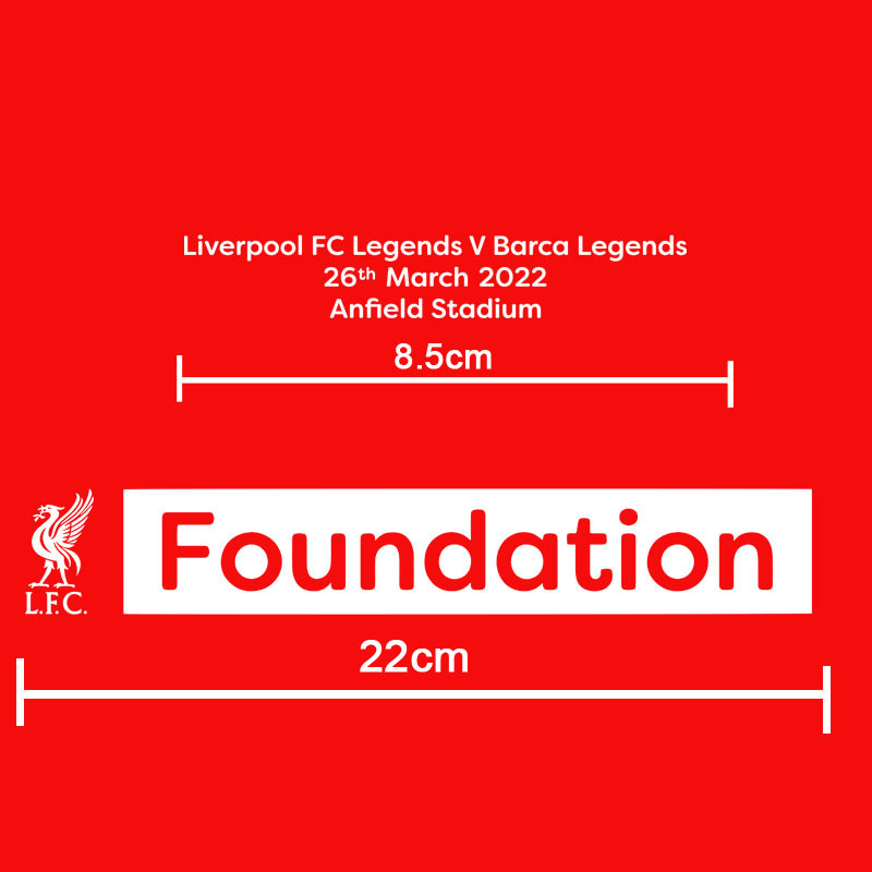 Collectable 2022 Gerard Legends Match Details Patch And Sponsor Foundation Iron on Transfer Soccer Badge
Collectable 2022 Gerard Legends Match Details Patch And Sponsor Foundation Iron on Transfer Soccer Badge