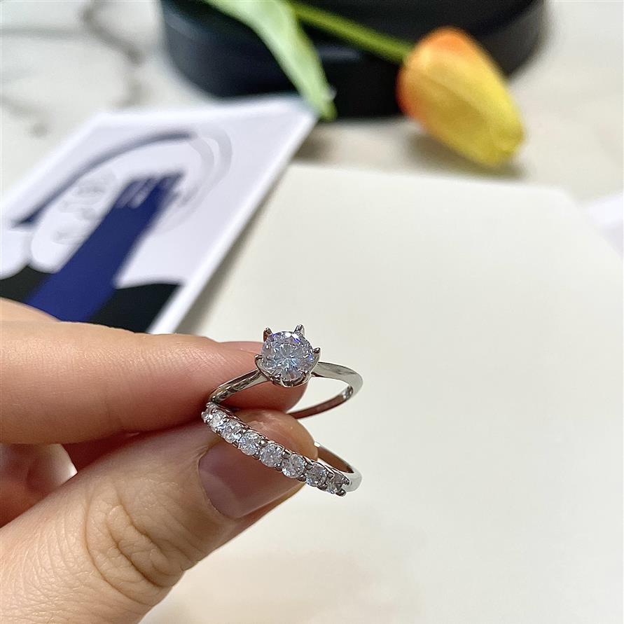 Solitaire Lab Diamond Promise Ring sets 100% Real 925 sterling Silver Engagement Wedding Band Rings For Women Bridal Jewelry Y1124273L
Solitaire Lab Diamond Promise Ring sets 100% Real 925 sterling Silver Engagement Wedding Band Rings For Women Bridal Jewelry Y1124273L