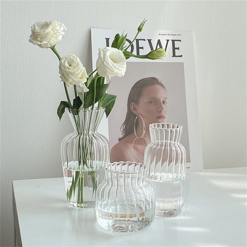 Transparent Glass Vases for Plant Bottle Flower Pot Nordic Creative Hydroponic Terrarium Arrangement Container Flower Table Vase 220527
Transparent Glass Vases for Plant Bottle Flower Pot Nordic Creative Hydroponic Terrarium Arrangement Container Flower Table Vase 220527
