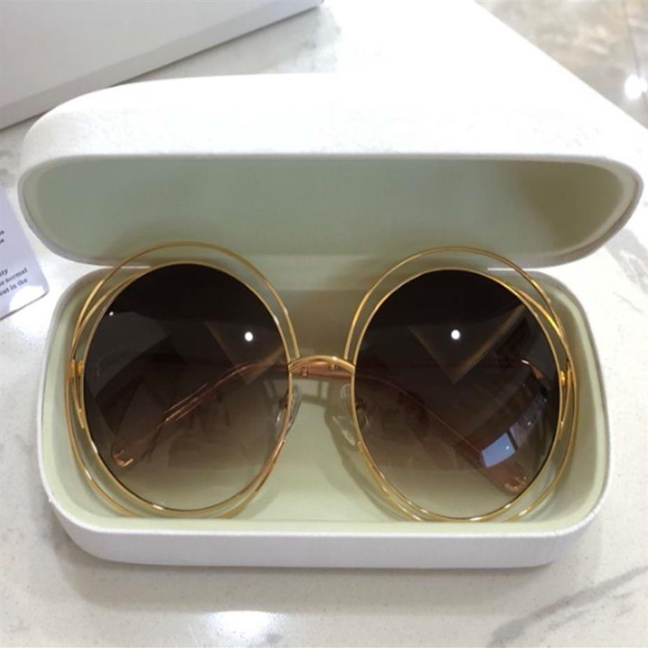 Round Sunglasses CARLINA 114 GOLD-TRANSPARENT Brown Shaded women Sun glasses with Case236W
Round Sunglasses CARLINA 114 GOLD-TRANSPARENT Brown Shaded women Sun glasses with Case236W