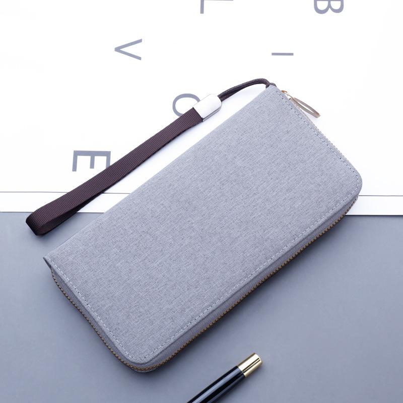 Wallets Canvas Wallet Men Black/gray Long Purse Male Cellphone Bag Zipper Business Card Holder Case Money 17 PositionWallets, Type b as show
Wallets Canvas Wallet Men Black/gray Long Purse Male Cellphone Bag Zipper Business Card Holder Case Money 17 PositionWallets, Type b as show