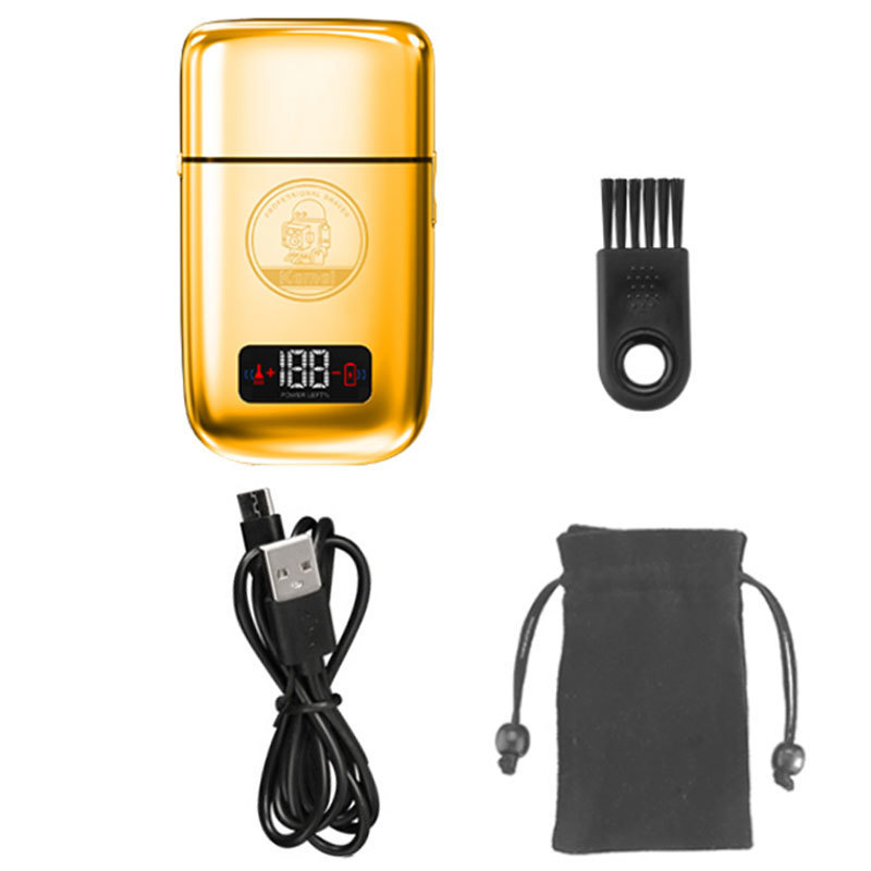 Original barber shop professional hair Shaver 5 speed metal shell electric Shaver rechargeable beard razor bald shaving machine 220322