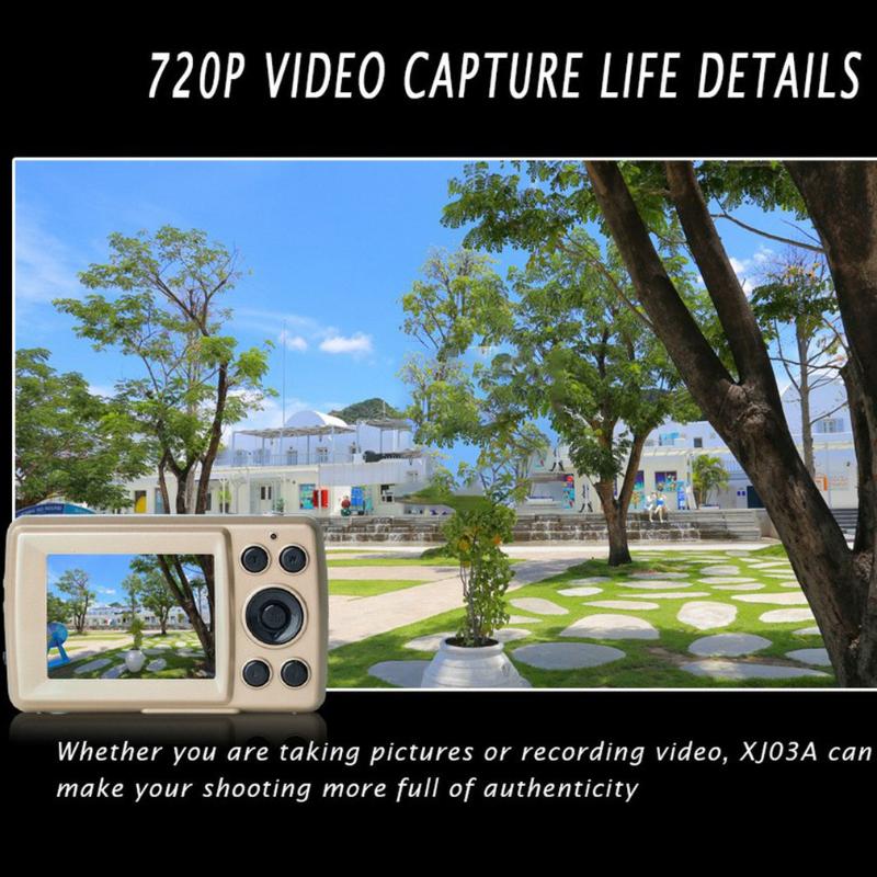 Digital Cameras 16 Million Pixels 2.7-inch Portable Camera 720P Rechargeable LCD Screen Mini Recorder Video Pography