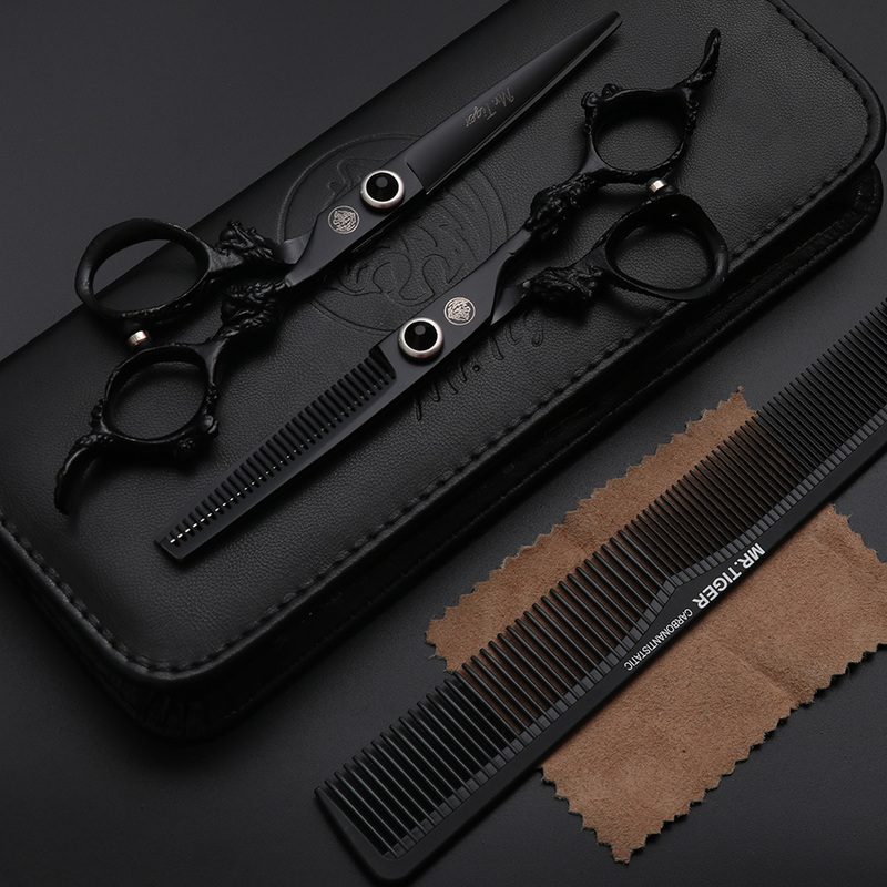 Japan 6.0 salon hair scissors professional dressing cutting shears dresser set barber for 220317