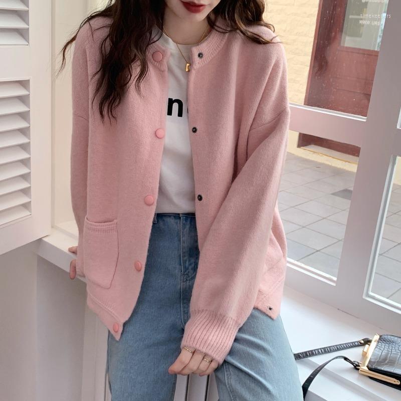 Women's Knits & Tees Long Sleeve Cardigan Women 2022 Korean Loose Autumn Single Breasted Sweaters O-Neck Knitted Coat WomenWomen's Time22, Green
Women's Knits & Tees Long Sleeve Cardigan Women 2022 Korean Loose Autumn Single Breasted Sweaters O-Neck Knitted Coat WomenWomen's Time22, Green