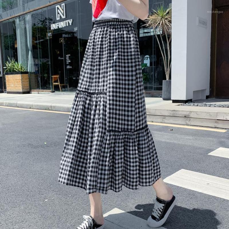 Skirts Black And White Plaid Skirt For Women 2022 Summer High Waist Vintage Long Boho Maxi Faldas Largas Mujer Korean Style, Black white plaid
Skirts Black And White Plaid Skirt For Women 2022 Summer High Waist Vintage Long Boho Maxi Faldas Largas Mujer Korean Style, Black white plaid