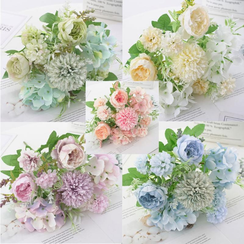 Decorative Flowers & Wreaths 7 Heads Peony Flower Beautiful Artificial Silk Fake Wedding Valentines Bouquet Bridal Decor Party Home Diy #7
Decorative Flowers & Wreaths 7 Heads Peony Flower Beautiful Artificial Silk Fake Wedding Valentines Bouquet Bridal Decor Party Home Diy #7