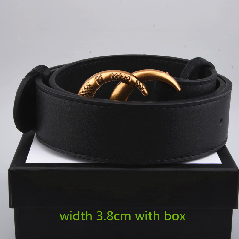 

Men Designers Belts Women Waistband Ceinture Brass Buckle Genuine Leather Classical Designer Belt Highly Quality Cowhide Width 2.0cm 3.4cm3.8cm With Box