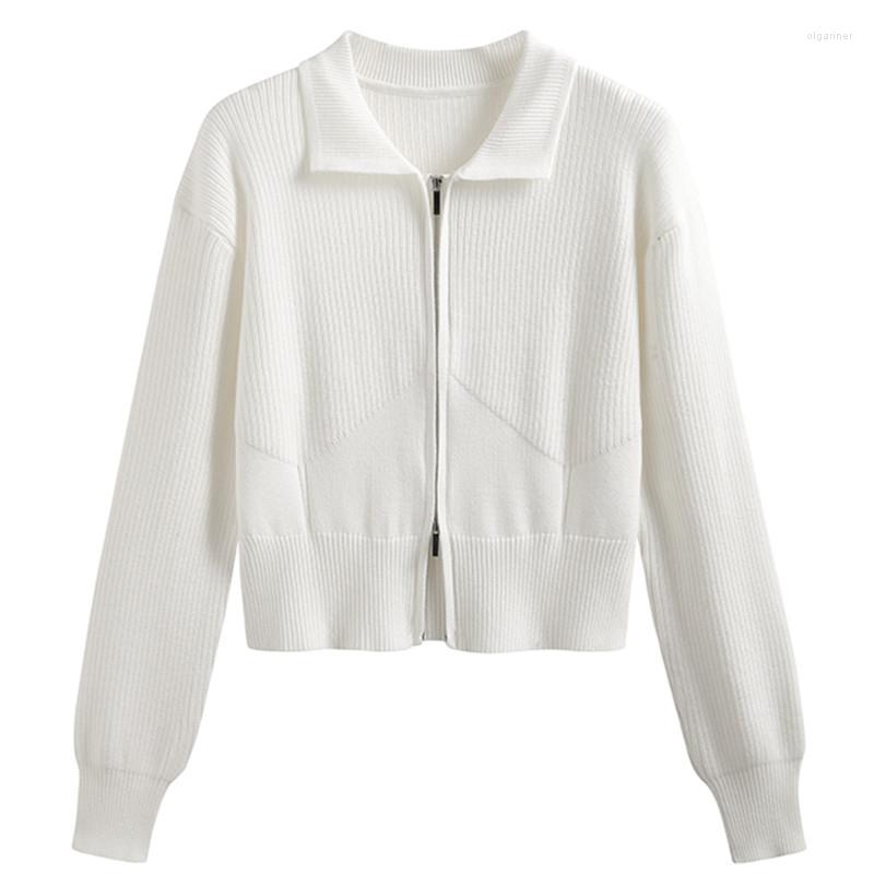 Women's Knits & Tees Korean Style Fashion White Ribbed Zip-up Cardigans Casual Turn-down Collar Long Sleeve Autumn Sweater Sexy Cropped Tops, Black
Women's Knits & Tees Korean Style Fashion White Ribbed Zip-up Cardigans Casual Turn-down Collar Long Sleeve Autumn Sweater Sexy Cropped Tops, Black