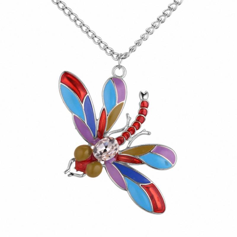 Pendant Necklaces Fashion Retro Geometric Collar Double Chains Leather Simple Choker Dragonfly Necklace Gift For Women Girl 131940
Pendant Necklaces Fashion Retro Geometric Collar Double Chains Leather Simple Choker Dragonfly Necklace Gift For Women Girl 131940
