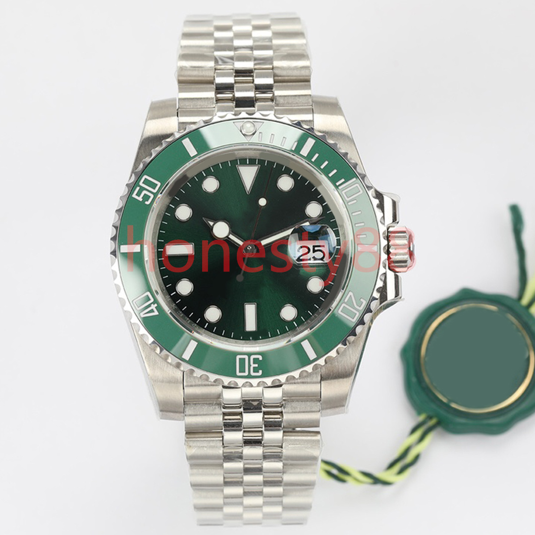 HJD Luxury Mens Watches Automatic Mechanical 40mm submarine Green dial Ceramic Bezel Sports Stainless Steel Strap Sapphire Waterproof With Box Montre De Luxe Watch
HJD Luxury Mens Watches Automatic Mechanical 40mm submarine Green dial Ceramic Bezel Sports Stainless Steel Strap Sapphire Waterproof With Box Montre De Luxe Watch