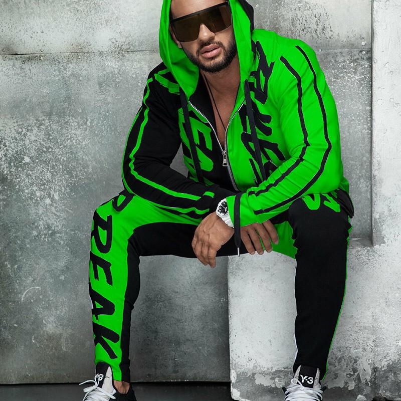 Men' Tracksuits Mens Jogger Tracksuit 2 Piece Casual Pant Hoodie Jacket Sweatsuit Hip Hop SetMen
Men' Tracksuits Mens Jogger Tracksuit 2 Piece Casual Pant Hoodie Jacket Sweatsuit Hip Hop SetMen