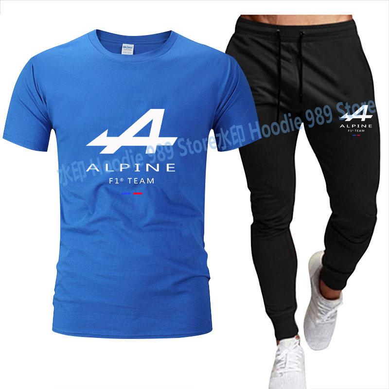 Men' Tracksuits F1 Summer Men Sets Printed Alpine Racing Team Drive Alonso Fashion Short Sleeve Cotton T-shirt Trousers Sportswear SuitMen
Men' Tracksuits F1 Summer Men Sets Printed Alpine Racing Team Drive Alonso Fashion Short Sleeve Cotton T-shirt Trousers Sportswear SuitMen