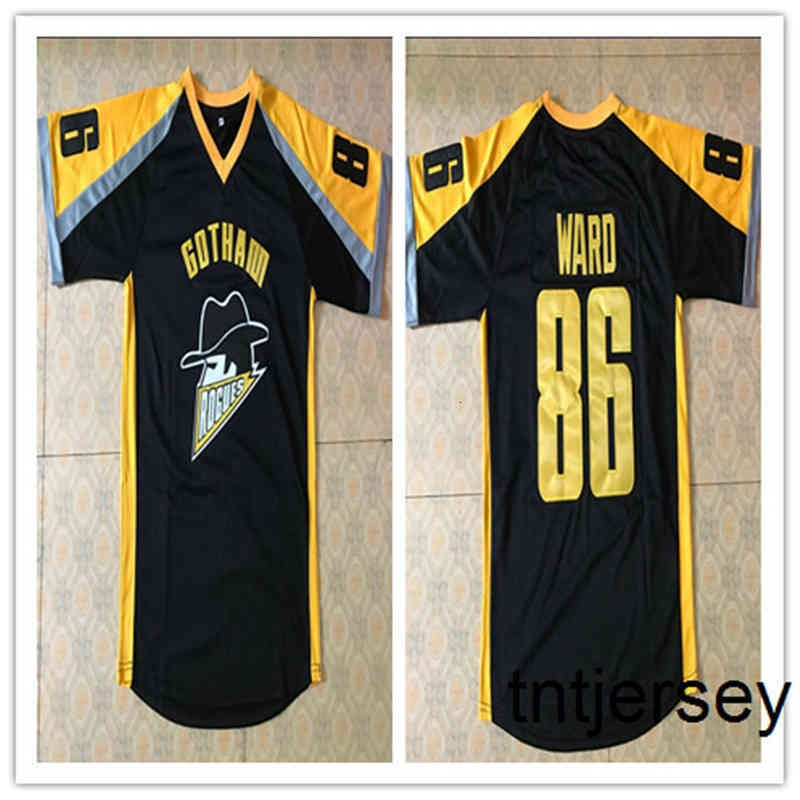 Mit GOTHAM ROGUES HINES WARD #86 FOOTBALL JERSEY DARK KNIGHT Embroidery Stitches Customize any size and name, Black
Mit GOTHAM ROGUES HINES WARD #86 FOOTBALL JERSEY DARK KNIGHT Embroidery Stitches Customize any size and name, Black