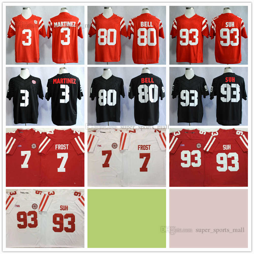 NCAA Nebraska Huskers College Football Jerseys 93 Ndamukong Suh 3 Taylor Martinez 7 Scott Frost 80 Kenny Bell High Quality Stitched White Black Blue Jersey, As picture
NCAA Nebraska Huskers College Football Jerseys 93 Ndamukong Suh 3 Taylor Martinez 7 Scott Frost 80 Kenny Bell High Quality Stitched White Black Blue Jersey, As picture