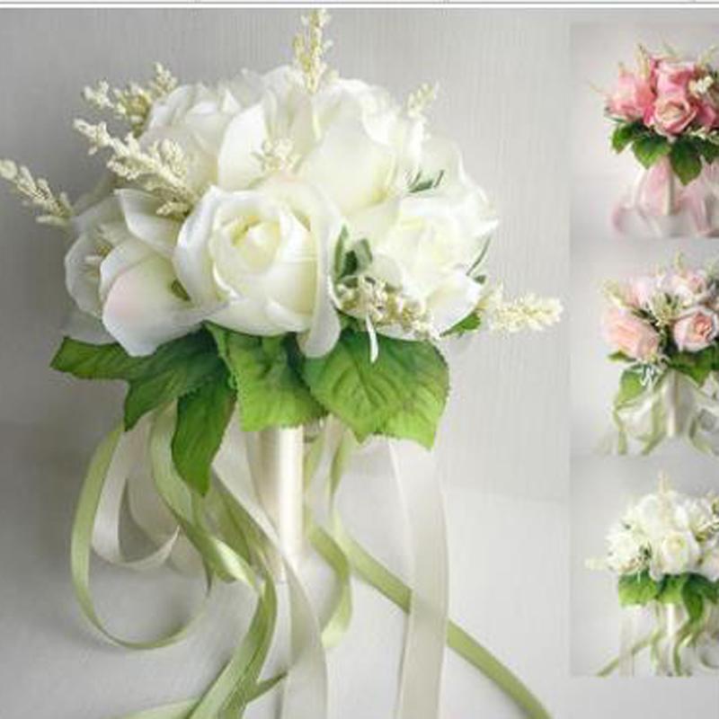 Wedding Flowers Bridal Bouquets Bridesmaids Pink White Marriage Bouquet Artificial RosesWedding
Wedding Flowers Bridal Bouquets Bridesmaids Pink White Marriage Bouquet Artificial RosesWedding