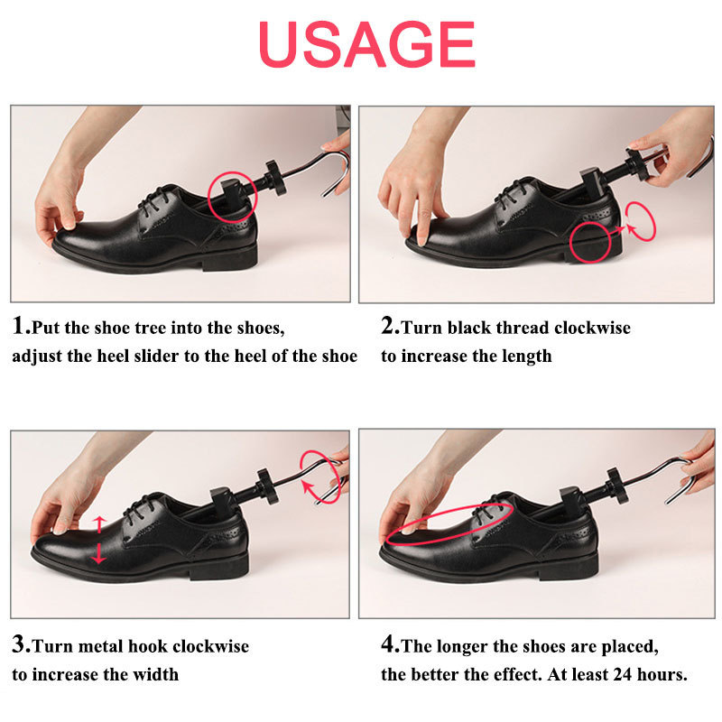 Adjustable Shoes Stretcher Expander Shoe Tree Plastic For Flats Pumps Boots 220610