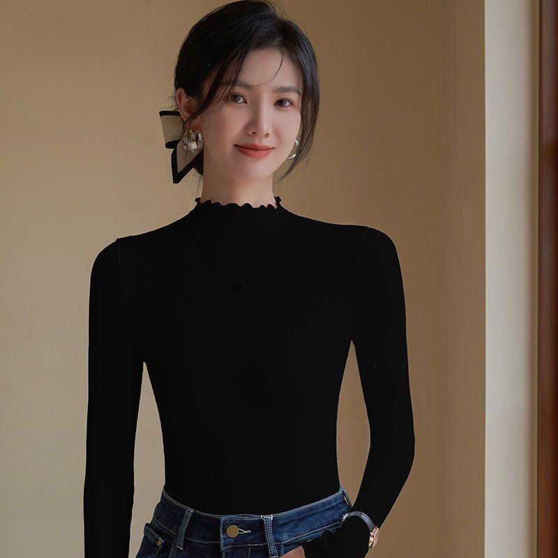 Half Turtleneck Bottoming Shirt Underwear Womens Autumn And Winter Comfortable Thermal Plus Velvet Long-sleeved Top, Brown
Half Turtleneck Bottoming Shirt Underwear Womens Autumn And Winter Comfortable Thermal Plus Velvet Long-sleeved Top, Brown