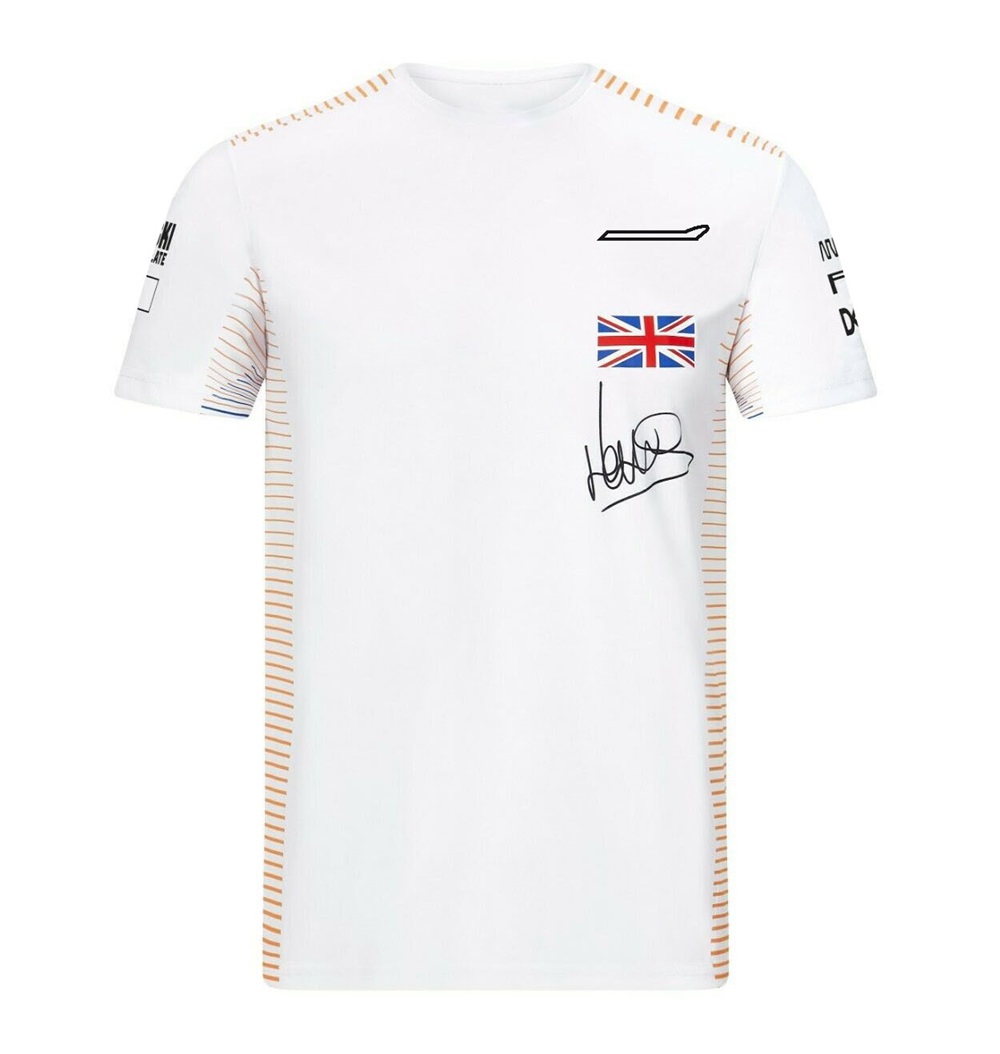 2025 Formula One racing suit team new men's short-sleeved round neck T-shirt car fan work clothes custom free shipping