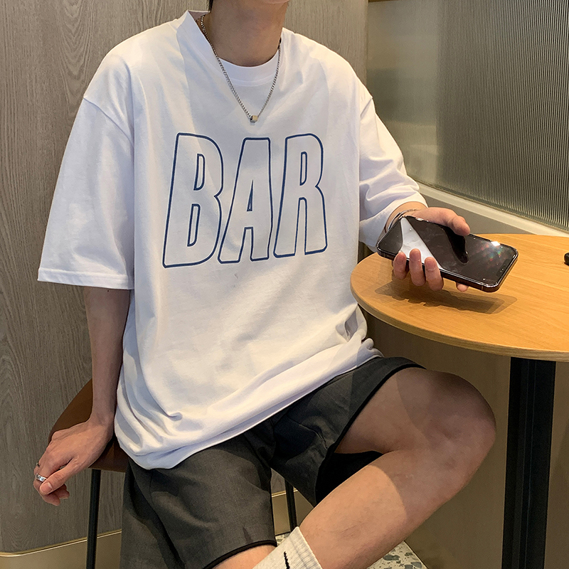 2022 Summer New Mens T-shirts Casual Loose Printed Letter Top Round Neck Light Breathable Short Sleeve Fashion Loose High Quality Clothes, White
2022 Summer New Mens T-shirts Casual Loose Printed Letter Top Round Neck Light Breathable Short Sleeve Fashion Loose High Quality Clothes, White