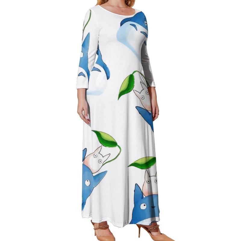Plus Size Dresses Funny Totoro Dress Japanese Anime Print Bohemia Long Sleeve Fashion Maxi Vintage Clothing 3XL 4XLPlus, Style-19
Plus Size Dresses Funny Totoro Dress Japanese Anime Print Bohemia Long Sleeve Fashion Maxi Vintage Clothing 3XL 4XLPlus, Style-19