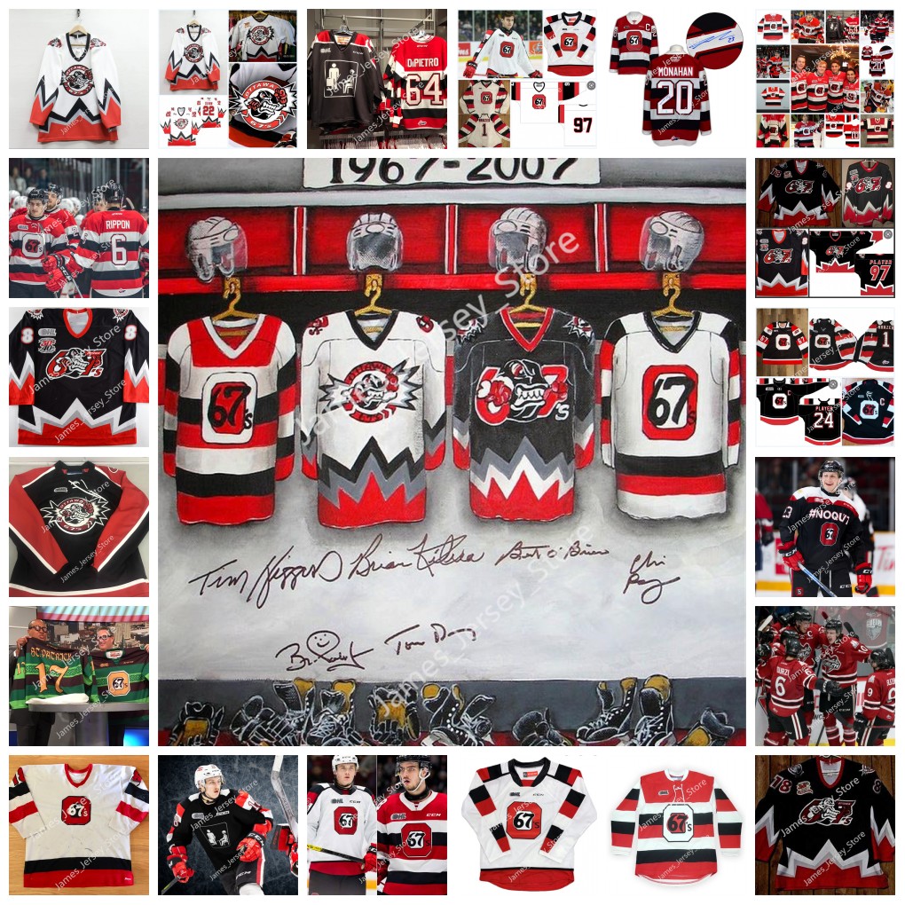 Custom OHL Ottawa 67's Stitched Hockey Jersey 16 Tyler Toffoli 83 Matt Foy 30 Danny Battochio 23 Marco Rossi 84 Corey Locke 9 Austen Keating 3 Dan Tessier Travis Konecny, 17
Custom OHL Ottawa 67's Stitched Hockey Jersey 16 Tyler Toffoli 83 Matt Foy 30 Danny Battochio 23 Marco Rossi 84 Corey Locke 9 Austen Keating 3 Dan Tessier Travis Konecny, 17