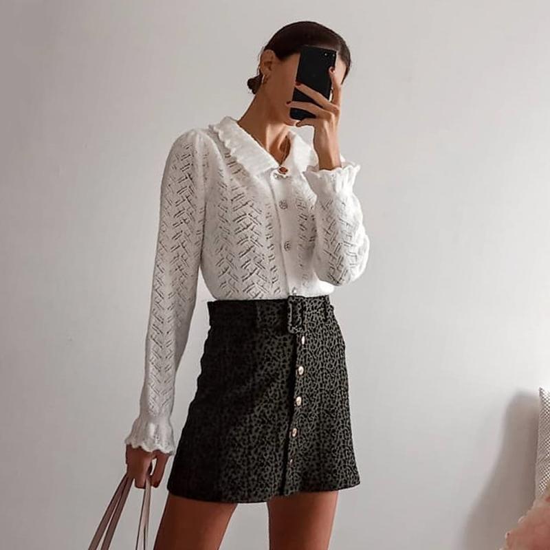 Women' Knits & Tees Ardm Cardigan Mujer Fashion Bejewelled Button Knitted Sweater Vintage Hollow Out Female Office Ladies Outerwear TopsWom, White
Women' Knits & Tees Ardm Cardigan Mujer Fashion Bejewelled Button Knitted Sweater Vintage Hollow Out Female Office Ladies Outerwear TopsWom, White