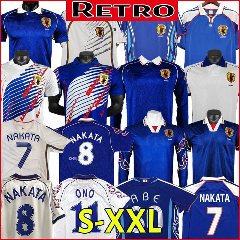 NAKATA 2006 Retro Japan soccer jersey vintage 1994 1998 2000 SOMA AKITA OKANO KAWAGUCHI 2002 Classic football shirt KAZU HATTORI Short Long sleeve national team
NAKATA 2006 Retro Japan soccer jersey vintage 1994 1998 2000 SOMA AKITA OKANO KAWAGUCHI 2002 Classic football shirt KAZU HATTORI Short Long sleeve national team