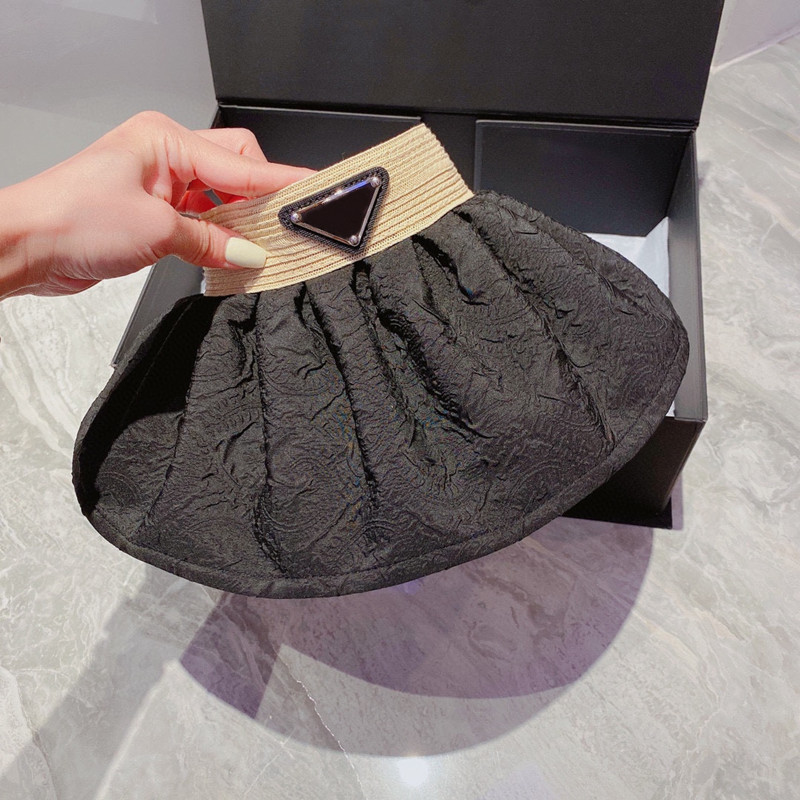 designer pleated visor hat cap luxury women straw fitted hats fashion casquette Top Wrinkle caps Summer beach sunhat Multiple Colors Styles 2022, Multi
designer pleated visor hat cap luxury women straw fitted hats fashion casquette Top Wrinkle caps Summer beach sunhat Multiple Colors Styles 2022, Multi
