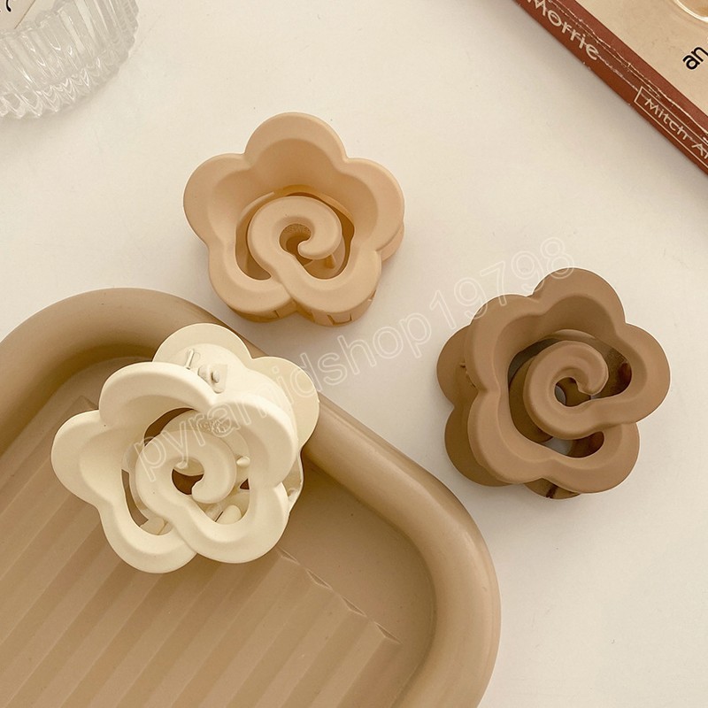 Women Fashion Simple Milk Tea Color Flower Clamps Retro Hair Clips Barrette Headband Hairpin 2022 Trend Hair Accessories, Mixed color
Women Fashion Simple Milk Tea Color Flower Clamps Retro Hair Clips Barrette Headband Hairpin 2022 Trend Hair Accessories, Mixed color