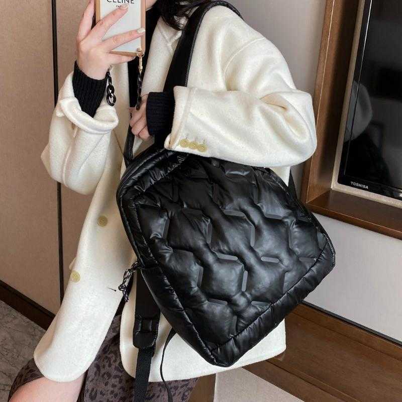 Backpack Style Soft Warm Schoolbag Women's 2021 Shoulder Back Bags Female Rucksack Quality Mochila Fashion Space Down Backpacks, Blue
Backpack Style Soft Warm Schoolbag Women's 2021 Shoulder Back Bags Female Rucksack Quality Mochila Fashion Space Down Backpacks, Blue