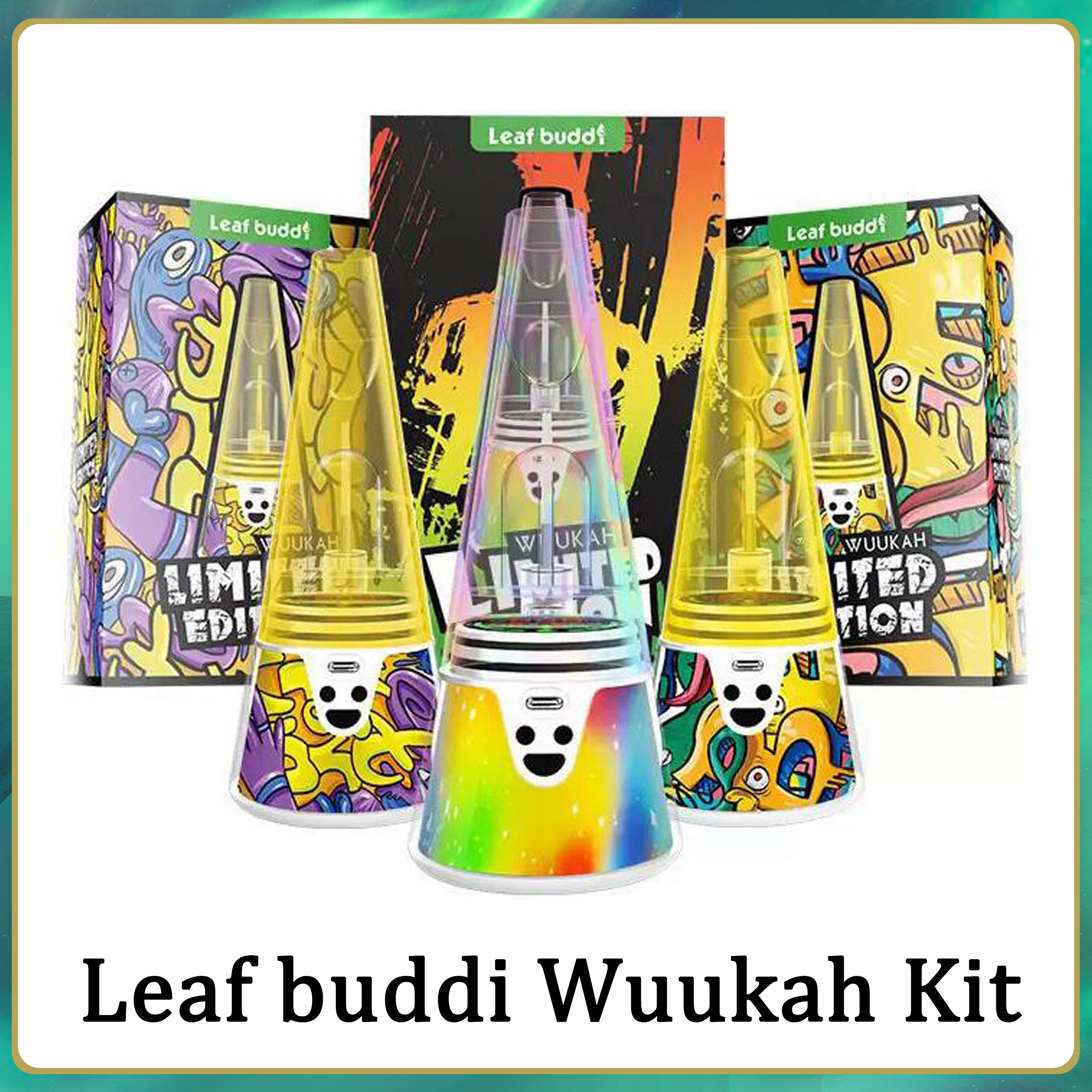 Leaf Buddi Wuukah Kit 3200mAh Wax Vaporizer Enail Hoohka With LCD Display Screen Temperature Control Ceramic Atomizer Glass Bong Bubbler Electric Dab Rig, Multi
Leaf Buddi Wuukah Kit 3200mAh Wax Vaporizer Enail Hoohka With LCD Display Screen Temperature Control Ceramic Atomizer Glass Bong Bubbler Electric Dab Rig, Multi