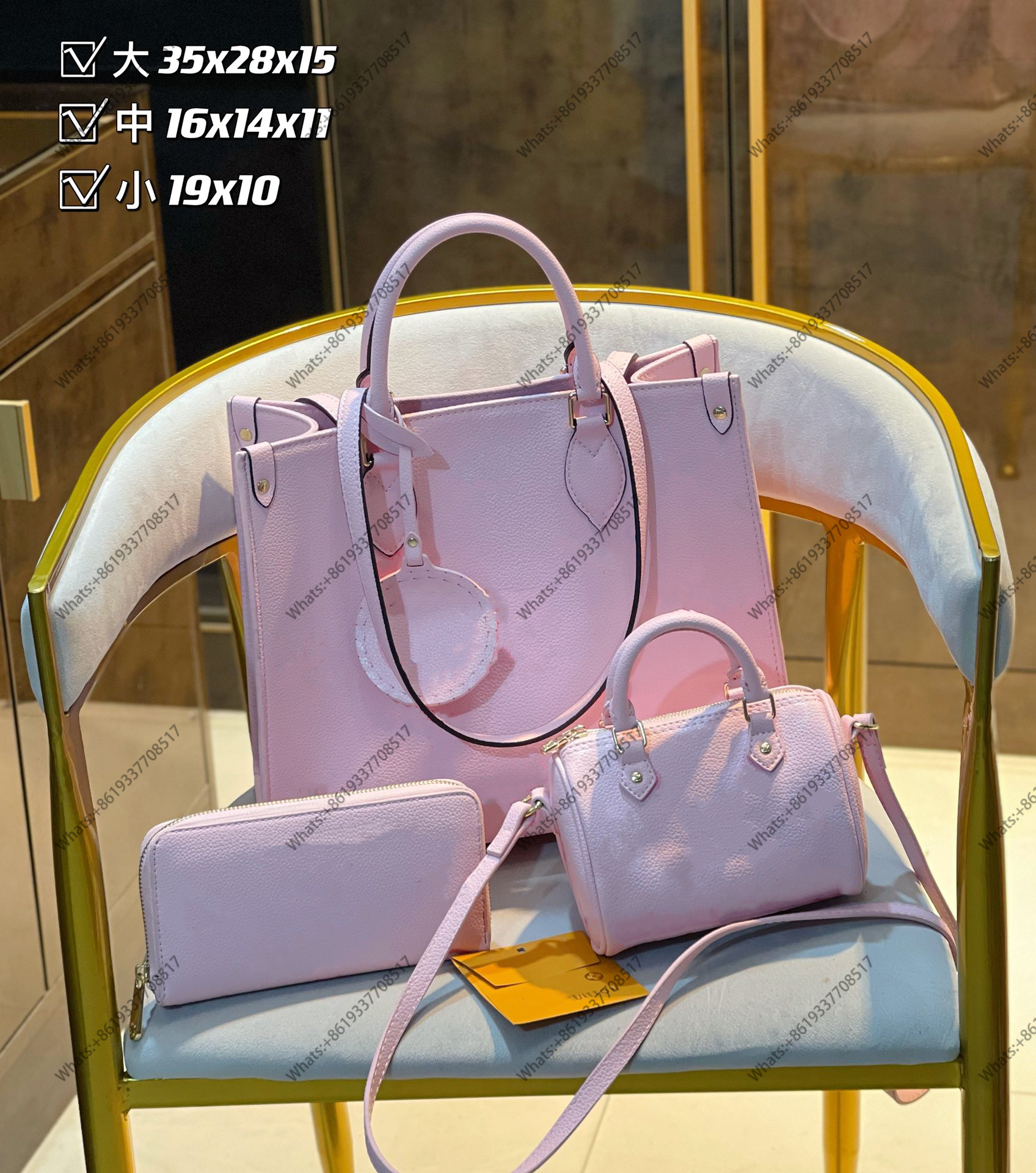 2022 Designer Bags Fan Welfare Designer Handbags Women Shoulder Bags Shoulde High Cross Letter Print Leather Tote Bag Purse Large Handbags Genuine Leather 3pcs Sets, 20
2022 Designer Bags Fan Welfare Designer Handbags Women Shoulder Bags Shoulde High Cross Letter Print Leather Tote Bag Purse Large Handbags Genuine Leather 3pcs Sets, 20