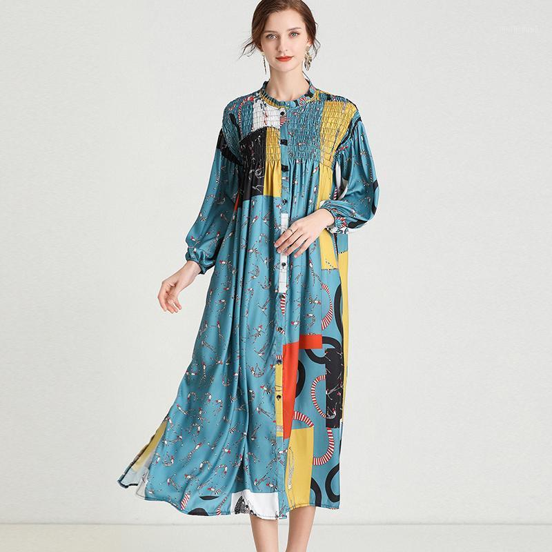 Casual Dresses Loose Long Chiffon Dress Woman 2022 Plus Size Summer Spring Sleeve Floral Print Ankle -Length Oversized, Blue
Casual Dresses Loose Long Chiffon Dress Woman 2022 Plus Size Summer Spring Sleeve Floral Print Ankle -Length Oversized, Blue