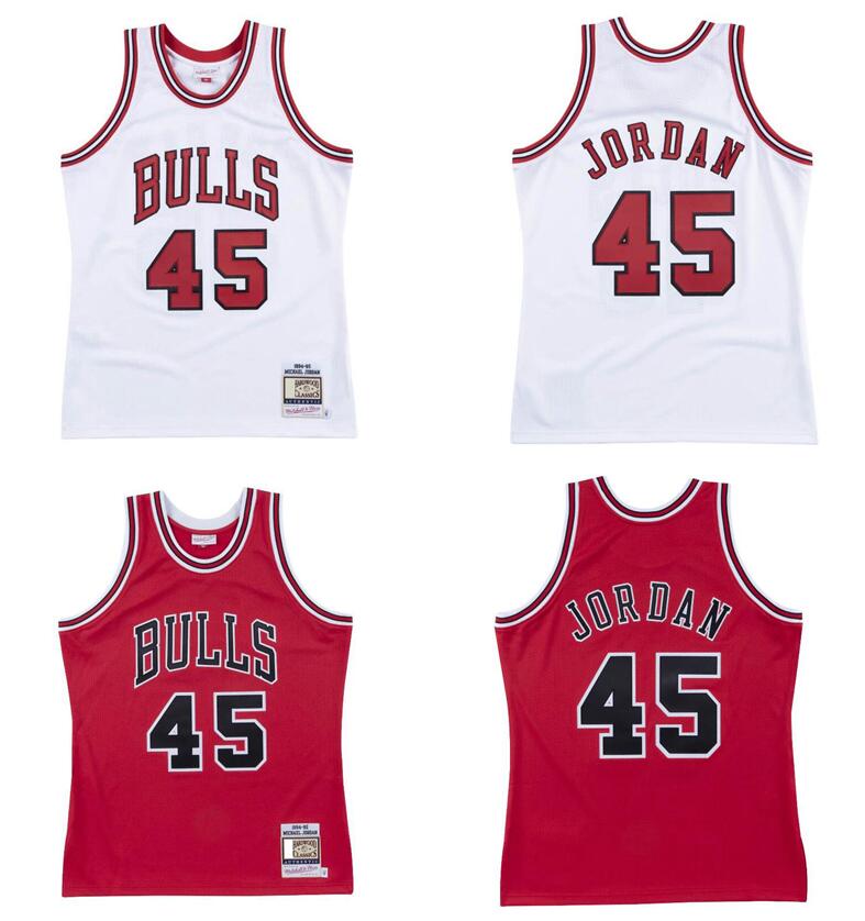 Stitched 45 Michael basketball Jersey S-6XL Mitchell & Ness 1994-95 Mesh Hardwoods Classics retro version Men Women Youth jerseys, Stitched jersey
Stitched 45 Michael basketball Jersey S-6XL Mitchell & Ness 1994-95 Mesh Hardwoods Classics retro version Men Women Youth jerseys, Stitched jersey