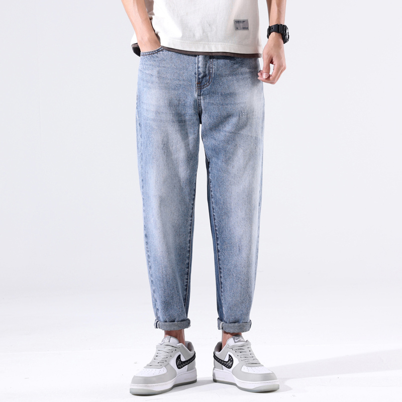 Mens Jeans Light Blue Loose Fit Baggy Pants Wide Leg Summer Harem Mens Clothes Casual Male Denim Trousers CX220401, 0081
Mens Jeans Light Blue Loose Fit Baggy Pants Wide Leg Summer Harem Mens Clothes Casual Male Denim Trousers CX220401, 0081