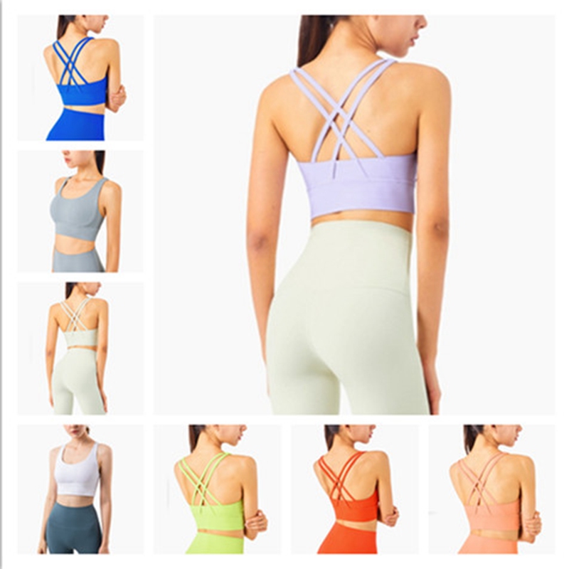 Women Multicolor Yoga Outfits Fitness Bra High Strength Support Soft Yoga Vest Back Cross Buckle Running Tank Top with Pad
Women Multicolor Yoga Outfits Fitness Bra High Strength Support Soft Yoga Vest Back Cross Buckle Running Tank Top with Pad